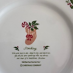 タカラブネクリスマスプレート3枚の画像