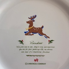 タカラブネクリスマスプレート3枚の画像