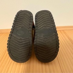 キッズショートブーツ　ムートンブーツ　17.0の画像