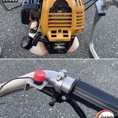 【久留米】【引き取り限定】【中古品】マキタ RKI-81E4F 運搬車 Rabbit くろ助 最大積載重量:80kg 燃料:ガソリン ※配送不可の画像