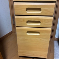 ワゴン 3段 デスクワゴン サイドワゴン チェスト 学習デスク 学習机  袖机の画像