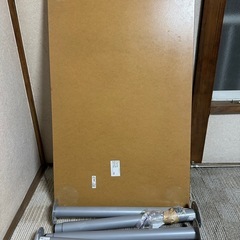 IKEA Olov テーブルセット（黒板＋可変脚4本・ネジ付き）の画像