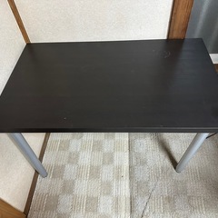 IKEA Olov テーブルセット（黒板＋可変脚4本・ネジ付き）の画像
