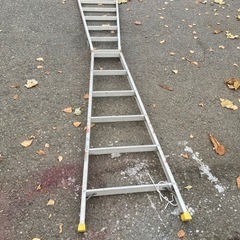 脚立ハシゴ　脚立時約180cm ハシゴ時約3.6mの画像