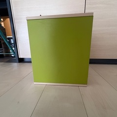 【中古】カラーボックス 2段 完成品 組立不要 グリーンの画像