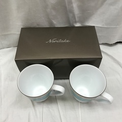 ☆ドリーム2号館☆ジモティー割引/Noritake ハミングブルー マグペアセット/P5335L/1645の画像