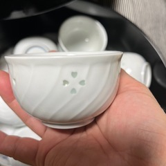 有田焼湯呑み21個に茶びつ付きの画像