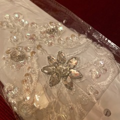 手袋・ビジュー付きの画像