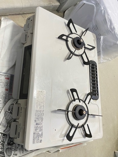 リンナイガスコンロ　都市ガス　右火力