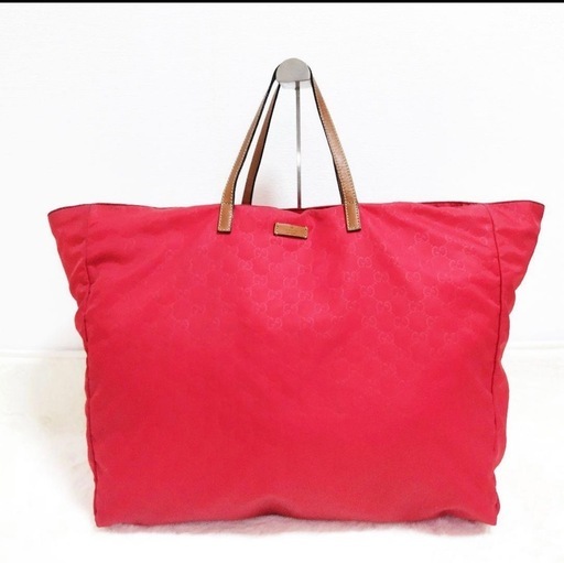 グッチ GUCCI GG トートバッグ ナイロンラージトート