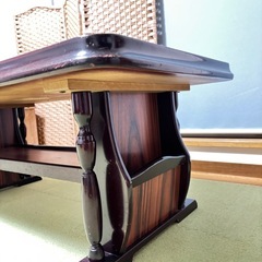 昭和レトロ　リビングテーブルの画像