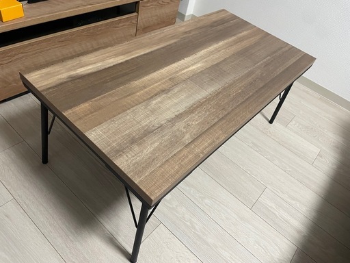 古材風アイアンこたつテーブル