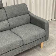 KK-19【新入荷　リサイクル品】ニトリ　N-ポケット　A4R 2シーターソファ　グレーの画像