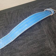 中古 トレーニングベルト レザーベルト ウエイトトレーニング スクワット デッドリフト バーベル ベルト パワーベルト 本革 筋トレ リフティングベルト 札幌 北区の画像