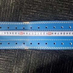 中古 トレーニングベルト レザーベルト ウエイトトレーニング スクワット デッドリフト バーベル ベルト パワーベルト 本革 筋トレ リフティングベルト 札幌 北区の画像