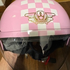 子供用バイクタンデム時へヘルメットの画像