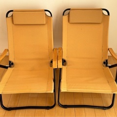 Onway オンウェー コンフォートローチェアプラス　ベージュ2脚の画像