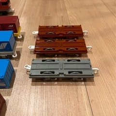 プラレール★いっぱいつなごう 金太郎&貨車セット　貨物列車コンテナの画像