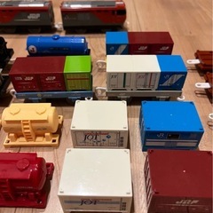 プラレール★いっぱいつなごう 金太郎&貨車セット　貨物列車コンテナの画像