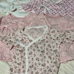 ベビー服　短肌着　女の子　新生児の画像