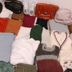 転売 せどり フリマ オシャレ古着 大量 ブランド激安 服パンツ コート 靴 鞄の画像