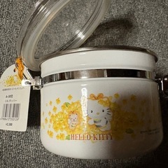 キティーちゃんのホーロータッパーの画像