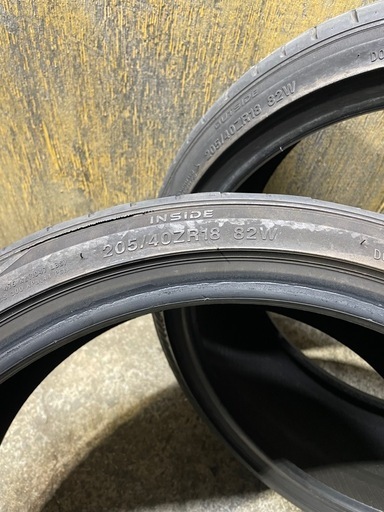 205/40r18  2本セット