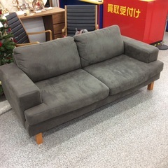 【ゆったり座れる】 3人掛けソファ NOCE　ノーチェ　ソファ　2シータ　EPC　テクニックレザー：グレー系の画像