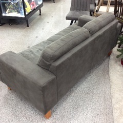 【ゆったり座れる】 3人掛けソファ NOCE　ノーチェ　ソファ　2シータ　EPC　テクニックレザー：グレー系の画像