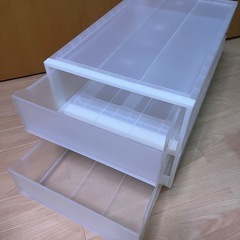 【無印良品】ポリプロピレン衣装ケース（小）2個セットの画像