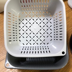片手鍋、ザル✖️2セットの画像