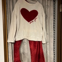 ふわふわパジャマ上下セットの画像