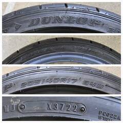 【中古品】ダンロップ 205/40R17　1本 DUNLOP DIREZZA DZ102　205/40-17　2022年製の画像