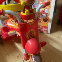 美品　
アンパンマン　三輪車　オールインワン　折りたたみの画像