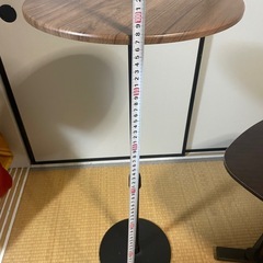 サイドテーブル　小型テーブル　高さ調整可能の画像