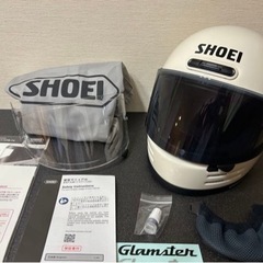 SHOEI Glamster フルフェイスヘルメット ホワイトの画像