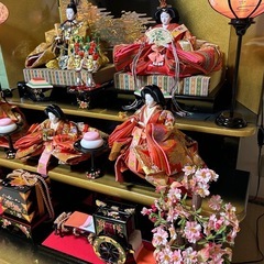久月 雛人形 3段飾りの画像