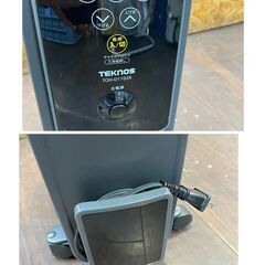 ジ484/  TEKNOS テクノス オイルヒーター TOH-D1102K ブラック 最大10畳 2022年 暖房器具 の画像