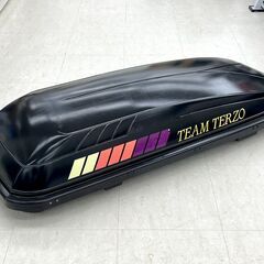 北海道 千歳市/恵庭市 TERZO/テルッツォ TEAM TERZO ルーフボックス  ブラック 現状品の画像