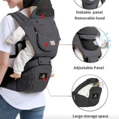 チェア付き抱っこ紐の画像