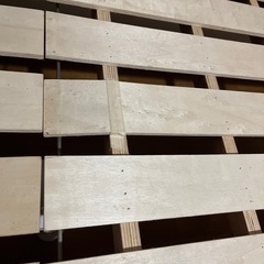 [決まりました]すのこシングルベッド　コンセント付き　の画像