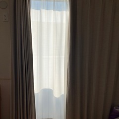 ニトリ　掃き出し窓用カーテンの画像