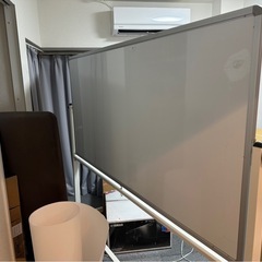 キャスター付きホワイトボード マーカー付きの画像