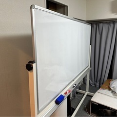 キャスター付きホワイトボード マーカー付きの画像