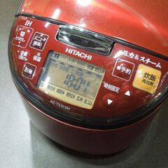 日立 2020年製 5.5合 圧力＆スチーム IHジャー炊飯器 ふっくら御膳 RZ-TS103M ルビーレッド 炊飯器 札幌市 東区 新道東店の画像