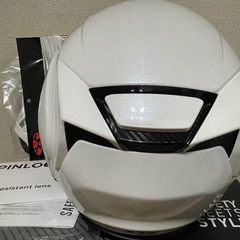 ほぼ未使用　Kabuto EXCEED-2 ジェットヘルメット ホワイト　Mの画像