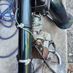 c50 カブ　ワンオーナー733キロ　純正キー書類あり　鹿児島　希少　人気の丸目　タイヤ前後新品 純正キャリア・カゴ・工具付きの画像