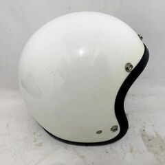 TT&CO SUPER MAGNUM スーパーマグナム ジェットヘルメット TT05J ケース付き フリーサイズ カラー: ホワイトの画像