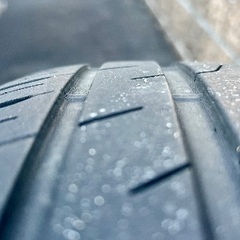 エンケイPF01 18インチ7.5J PCD100 インセット38 5穴 4本　おまけタイヤ　235/55R18の画像