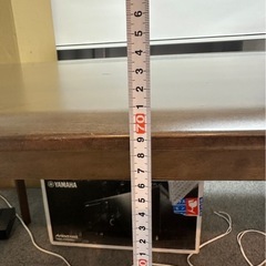 ニトリ ダイニングテーブル 天然木 幅135cm 　の画像